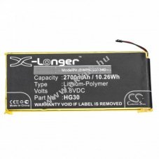 Helyettest akku Motorola Moto G5S tpus HG30, 2700mAh