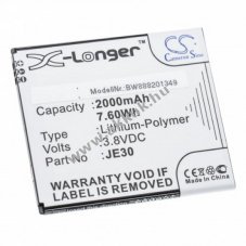 Helyettest akku Motorola Moto E5 Play Go Edition tpus JE30, 2000mAh