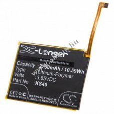 Helyettest akku Motorola Moto E6 Play tpus KS40, 2750mAh