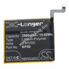 Helyettest akku Motorola Moto One Zoom tpus KP50, 3900mAh