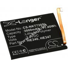 Helyettest mobil, s okostelefon akku Nokia 7.1