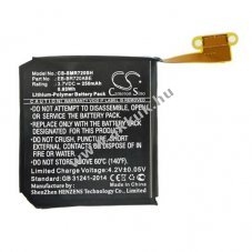 Helyettest akku Samsung Gear S2 Classic tpus EB-BR720ABE, 250mAh