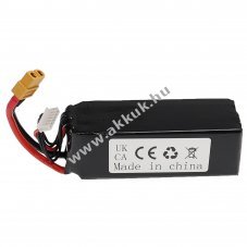 Helyettest modell / RC Akku 18.5V, Li-Polymer 1800mAh, XT60-csatlakoz, 108mm x 36mm x 34mm