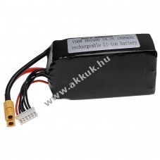 Helyettest modell / RC Akku 18.5V, Li-Polymer, 1800mAh, XT60-csatlakoz, 91mm x 36mm x 43mm