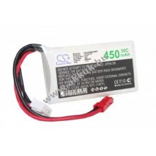 Helyettes�t� modell / RC Akku LiPo 7.4V 450mAh