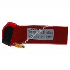 Helyettest modell / RC Akku 7.4V, Li-Polymer, 3500mAh, XT60-csatlakoz, 135mm x 42mm x 17mm