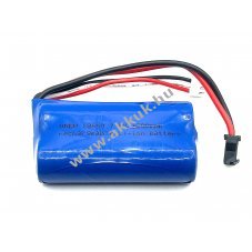 Helyettest modell / RC Akku 7.4V, Li-Ion, 1500mAh, SM-2P-csatlakoz - Kirusts!