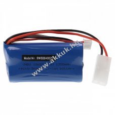 Helyettest modell / RC Akku 7.4V, Li-Ion, 1300mAh, KET-2P csatlakoz