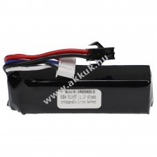 Helyettest modell / RC Akku 11.1V, Li-Polymer, 400mAh, SM csatlakoz