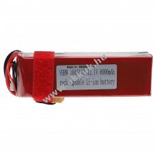 Helyettest modell / RC Akku 11.1V, Li-Polymer 6000mAh XT60 csatlakoz