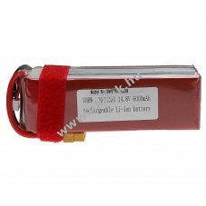 Helyettest modell / RC Akku 14.8V, Li-Polymer, 6000mAh, XT60 csatlakoz