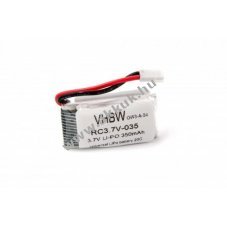 Helyettest akku RC modellekhez Li-Ion, 3,7V, 350mAh