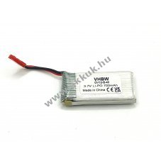 Helyettest modell akku Li-Po, 3.7V, 700mAh, csatlakoz: mini JST