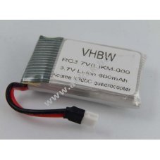 Helyettest akku Koome K300C quadrocopter, 3.7V, 600mAh