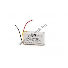 Helyettest akku Syma S107, S108 Li-Ion, 3.7V, 240mAh