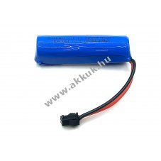 Helyettest modell / RC Akku 3.7V, Li-Ion, 1500mAh, SM csatlakoz