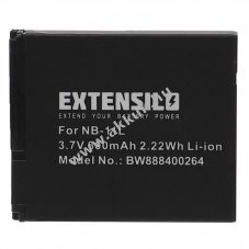 Helyettest EXTENSILO Akku Canon PowerShot A2500 tpus NB-11L, 600mAh