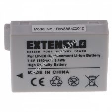 Helyettest EXTENSILO akku Canon tpus LP-E8 1140mAh