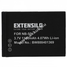 Helyettest EXTENSILO akku Canon tpus NB-5L 1100mAh