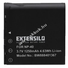 Helyettest EXTENSILO akku Casio tpus NP-40 1250mAh