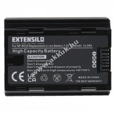 Helyettest EXTENSILO akku Fujifilm X-T4 tpus NP-W235, 2250mAh