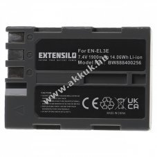 Helyettest EXTENSILO akku Nikon D700 tpus EN-EL3e, 1900mAh