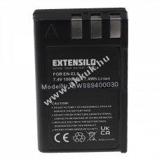 Helyettest EXTENSILO akku Nikon tpus EN-EL9 1000mAh