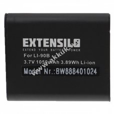 Helyettest EXTENSILO akku Olympus TG-1 tpus Li-90B, 1050mAh