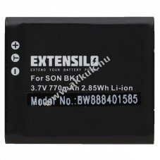 Helyettest EXTENSILO akku Sony Bloggie tpus NP-BK1 770mAh