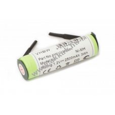 Helyettest akku Braun borotva 1008 2500mAh