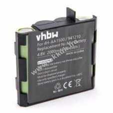 Helyettest akku Compex Energy, Edge, Fit 4.8V, NI-MH, 2000mAh