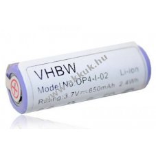 Helyettest akku Philips HS8420 3.7V, Li-Ion, 650mAh