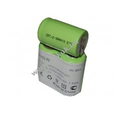 Helyettest akku Wella tpus N-500AC 2/3A 1300mAh