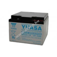 lom akku 12V 24Ah YUASA tpus NPC24-12I (ciklusll, ciklikus)