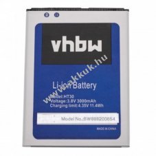 Helyettest akku HomTom HT30 / HT30 Pro, 3000mAh