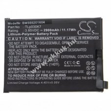 Helyettest akku Alcatel 1S tpus TLp030K7, 2900mAh