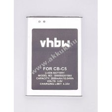 Helyettest akku Cubot C5, 2800mAh