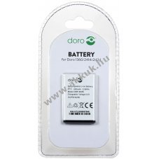 Eredeti Doro mobiltelefon akku Doro 1360, 2414, 2424, tpus DBR-800A