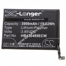 Helyettest akku Huawei Honor V20 tpus HB426489ECW 3900mAh