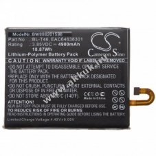 Helyettest akku LG V60 ThinQ tpus BL-T46 4900mAh