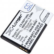 Helyettest nagyitelefon akku Doro 1380 / 1378 / 1385 / tpus DBAB-800A