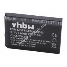 Helyettest akku Motorola tpus BD50