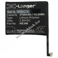 Helyettest akku Nokia 7 Plus tpus HE346 3700mAh