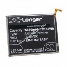 Helyettest akku Samsung Galaxy M31 5850mAh