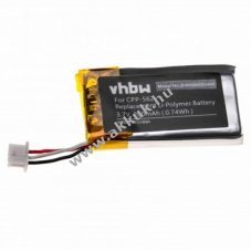 Helyettest akku Sennheiser DW Pro 1 tpus BATT-03 200mAh