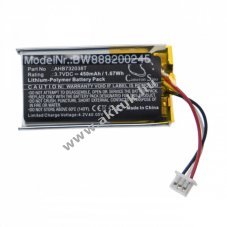 Helyettest akku Sennheiser SDW 30 450mAh