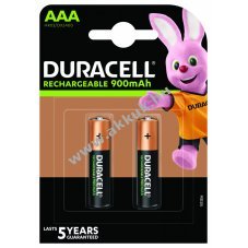 Duracell Recharge Ultra AAA akku Ready to Use Micro AAA 2db/csom. 900mAh