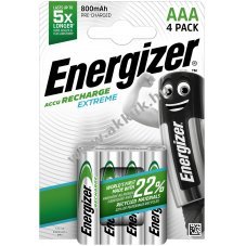 ENERGIZER Extreme AAA 800mAh mikro akku 4db/csom