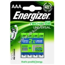 Energizer Universal HR 03 akku Ready to Use 4db/csom.