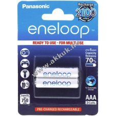 Panasonic eneloop Akku AAA 2db/csom. (BK-4MCCE/2BE)